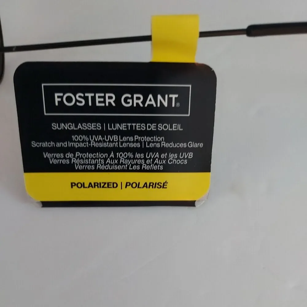 Foster Grant Sunglasses Polarized FG MP 20 12 009 MCV Aviator 100% UVA-UVB - NEW